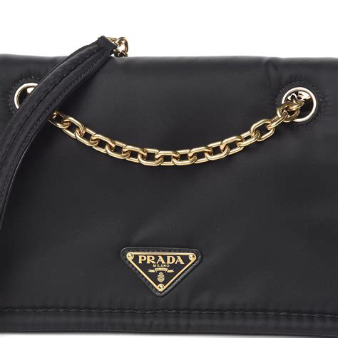 prada bag chain handle|Prada over the shoulder bag.